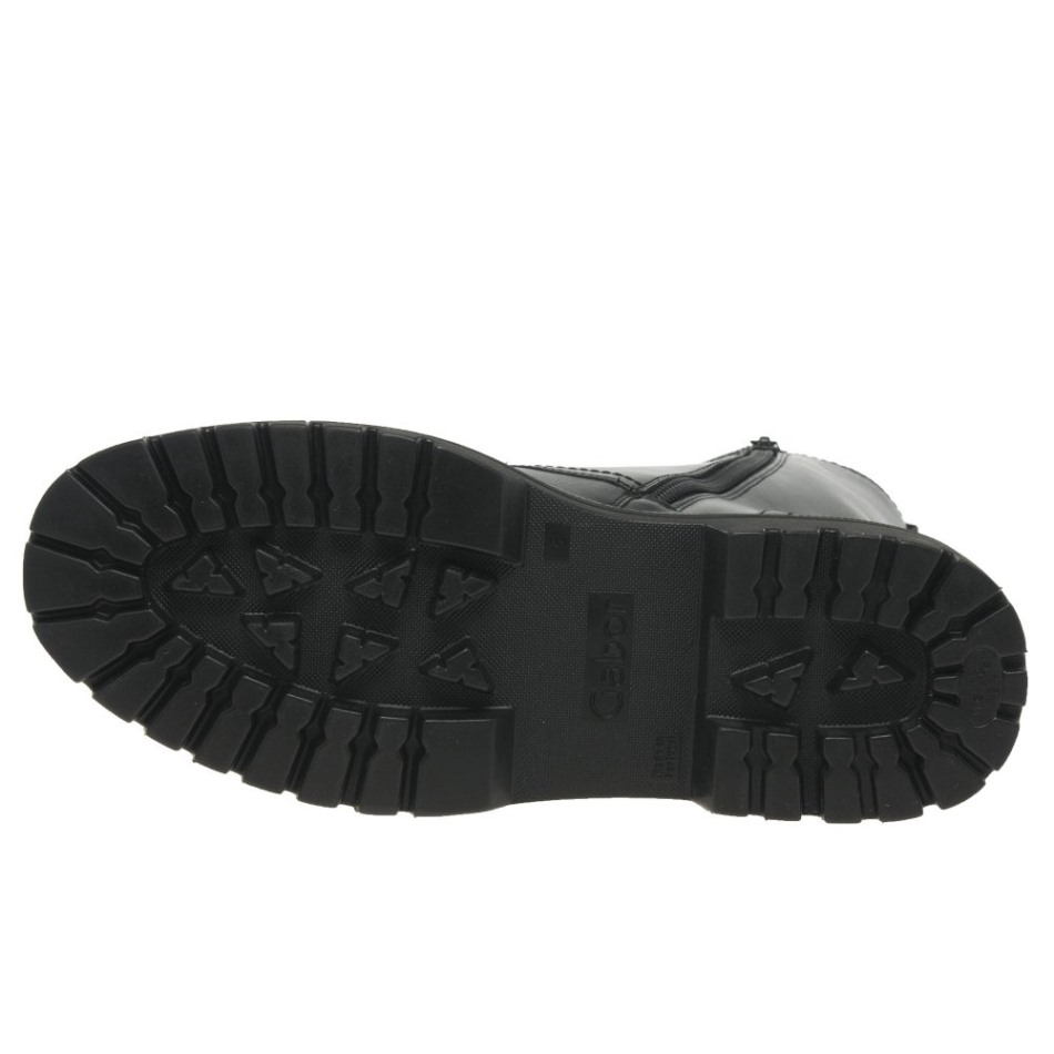 Gabour | Bottes Militaires Exclusives Pour Femmes De Gênes à Coutures Noires / Blanches